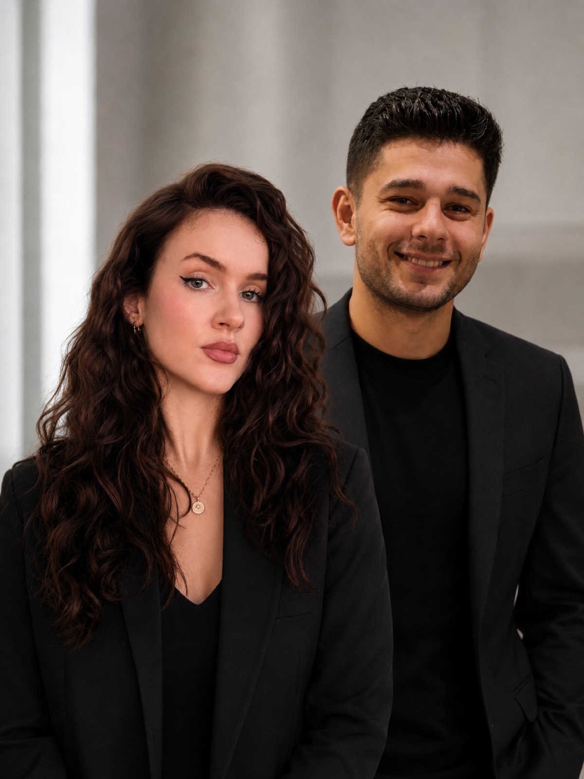 The two founders of Synaptic, Mila and Rado